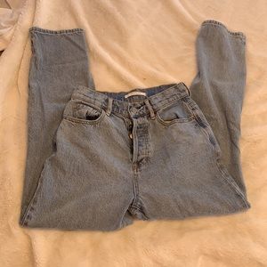 Pacsun high rise straight jeans